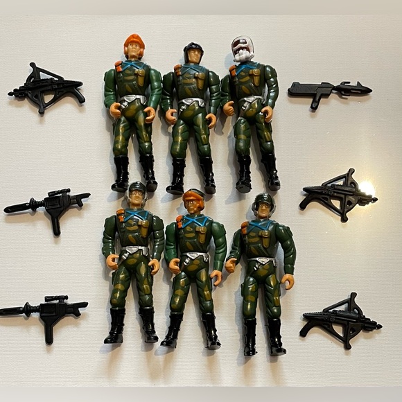 6 Desert Defender Action Figures (SGI, Sungold MFG. CO) 1980s. 4” G.I Joe Toys - Picture 1 of 2